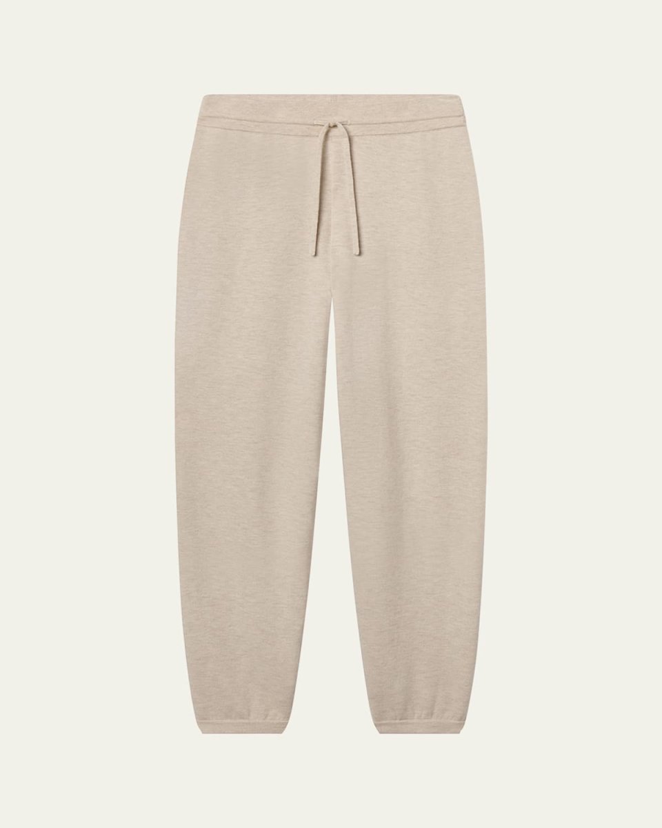 Cozy Cotton Silk Tapered Joggers